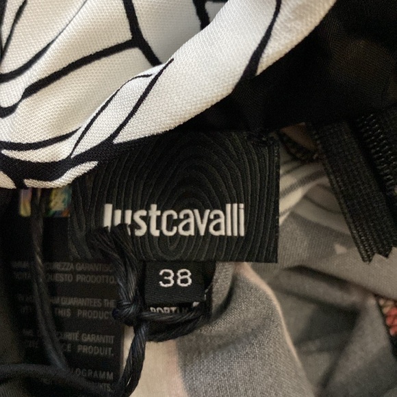 Just Cavalli Double Patterned Maxi Dress With Crisscross Straps Size 38 NWT - Picture 13 of 13